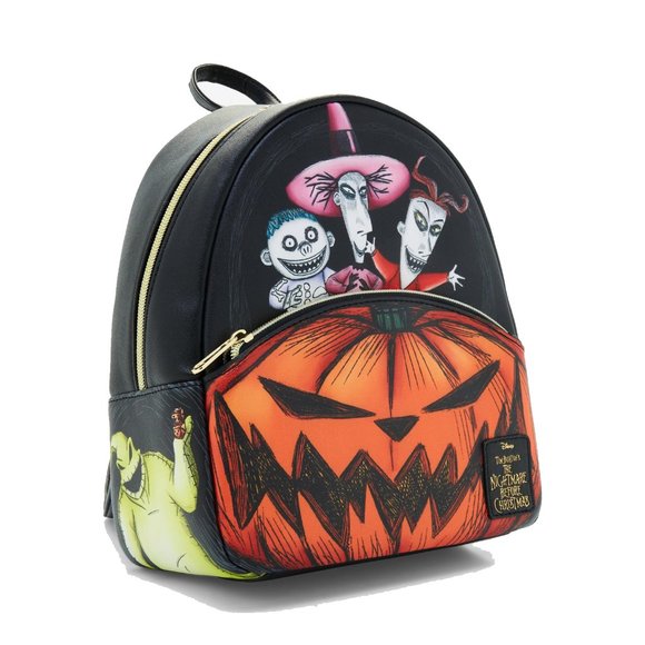 The Nightmare Before Christmas Oogie\'s Boys Pumpkin Mini Backpack and Cardholder main image 4